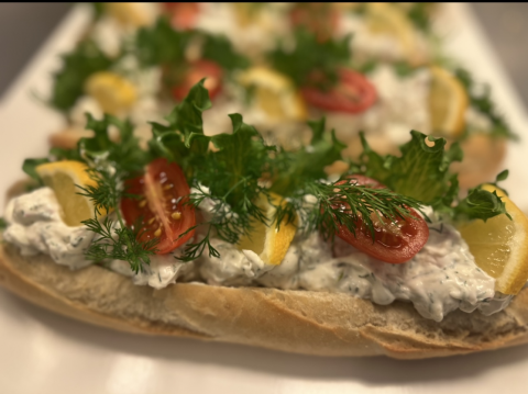 Bild på Lyxbaguette med räkröra